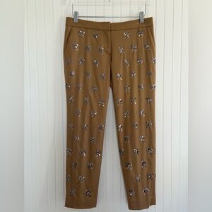 J. Crew Collection Sequin Bow Pant